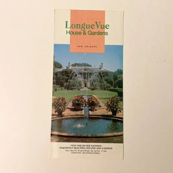 Vintage New Orleans Longue Vue House and Gardens River  Plantation and Bayou - Picture 12 of 14
